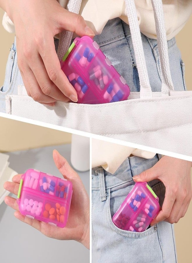 Finner Double Layer Pill Organizer 10 Compartments Portable Mini Travel Pills Box Medicine Carry Box Seal Storage Container Holder for Outdoor Camping Home Travel (Pack of 1) - Image 5
